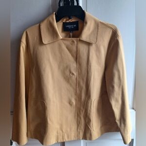 Lafayette 148 Buttery Yellow Windbreaker